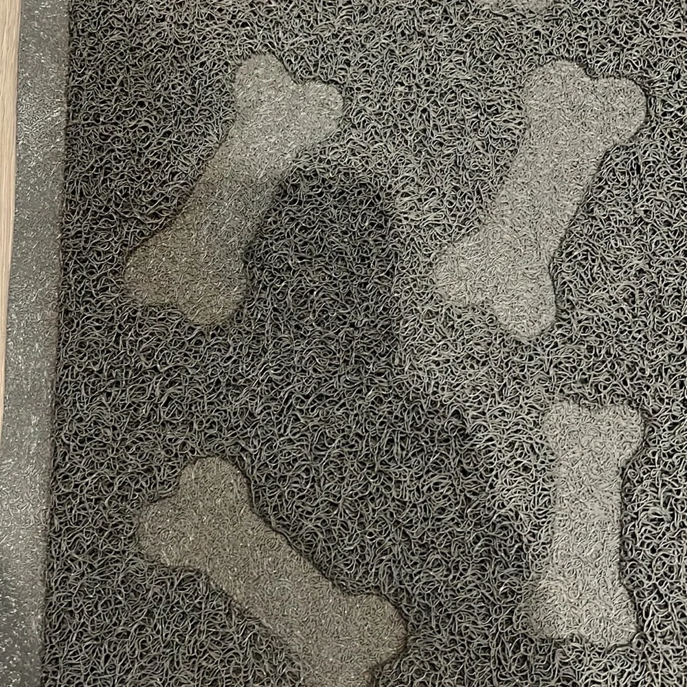 Dog bowl mat